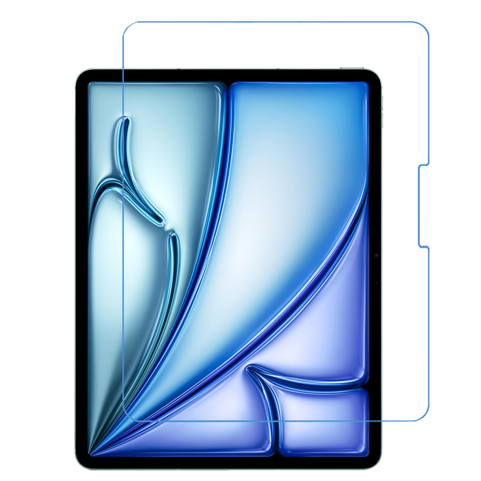 ガラスフィルム iPad Pro 11 インチ 2024 用フィルム M4 強化 iPad Pro 11 インチ (M4)/ Air (M2) 2024モデル用 強化ガラス